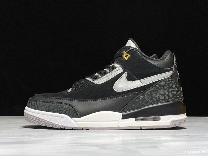 Jordan 3 Black Cement CK4348-007 Grey Tinker Air 0721